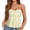 Apricot, variant on EASYBRA Women Halter Tie Back Pleated Tube Top Sleeveless Flowy Summer Crop Top Resort Street Style Fashion