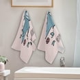 thumbnail image 3 of Seal Mother Rose Love Hand Towels 2 PCS, Happy Mother's Day Pink Kitchen Towel Ultra Soft and Highly Absorbent,Decorative Fingertip Face Towel for Bathroom Hotel, 28.3"x14.4", 3 of 4
