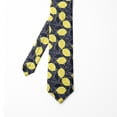 thumbnail image 2 of Necktie, Lemons and Blossoms Drawings, 3.7", Charcoal Grey Yellow, by Ambesonne, 2 of 4