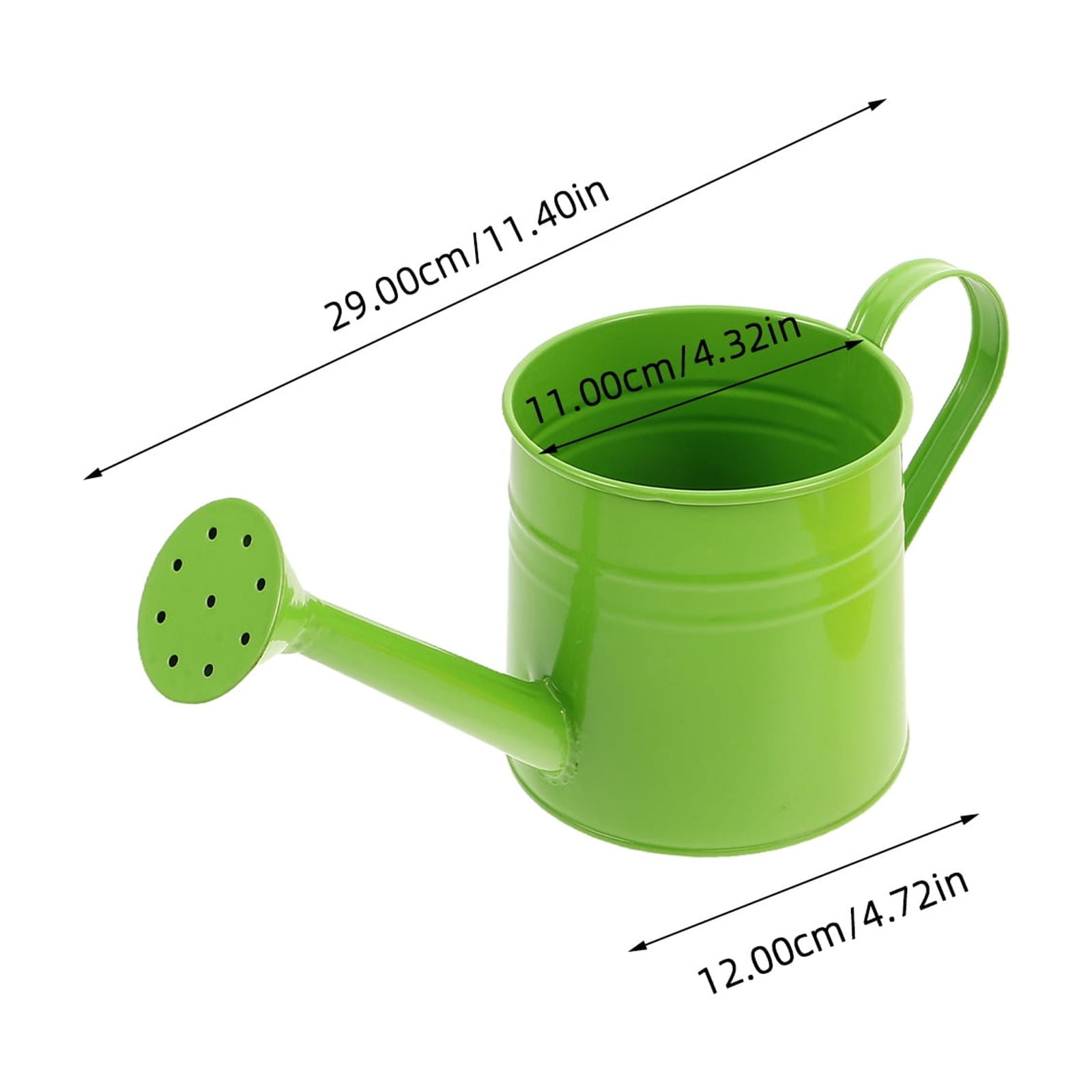 BESTYASH 2-Pack Metal Watering Cans for Garden, Assorted Colors, Outdoor Floral and Plant Care Tools