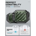 thumbnail image 3 of SUPCASE for Apple AirPods 4 Case with Lock & Carabiner, [IP68 Waterproof] [Compatible with MagSafe] Full-Body Anti-Scratch Hard Shell Waterproof Cover for AirPods 4th Generation 2024, Guldan, 3 of 7