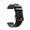 thumbnail image 1 of Quick Release Black Silicone Watch Strap With 22MM Buckle Stylish Fit For, 1 of 4