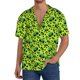 thumbnail image 1 of Balery Frogs Camisa Casual de Manga Corta con Botones para Hombre, Texturizada, Estilo Cubano, para Playa, Verano-Medium, 1 of 5