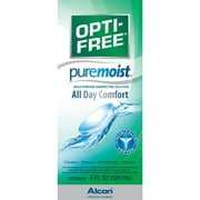 OPTI-FREE Puremoist Multipurpose Contact Lens Disinfecting Liquid Solution, 4 fl oz, 1 Pack