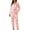 Y_Pink2, variant on Manxivoo Womens Pajama Sets Women Casual Lapel Button Plaid Print Two Piece Long Sleeve Pajamas, Pajamas Suit Pajama Sets for Women 2 Piece Blue L