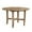 Brown, variant on 47 Inch Farmhouse Style Round Wooden Dining Table, Rustic Brown