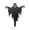 Black, variant on Halloween Ghost Yard Stake – Outdoor Metal Garden Art Decoration for Spooky Lawn & Pathway Décor (B-25x30)