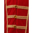 thumbnail image 2 of Aislor Kids Girls Stand Collar Sleeveless Fringe Vest Waistcoat for Stage Performance Red 6, 2 of 7