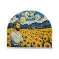 thumbnail image 2 of Dailycode 2 Pack Napkin Holder for Table Acrylic Kitchen Paper Tissue Dispenser, Van Gogh and Sunflower Fields, 2 of 9