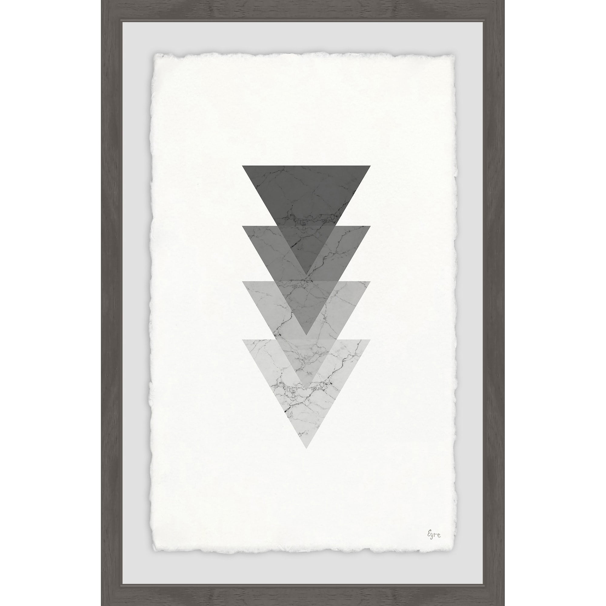 Elemental Descension Framed Painting Print