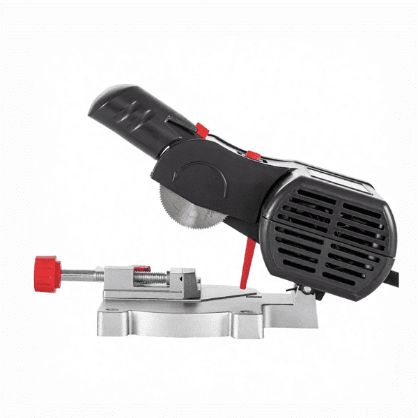 Mini Miter Cut-off Saw, 2-5/16" Steel & Resin Blades, 1/2" Cutting Depth, 0-45° Adjustable Benchtop Chop Saw for Wood, Metal & Hobby Crafts