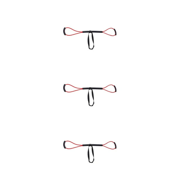 Sonducket Bandas de resistencia de boxeo Cuerda de tracción para entrenamiento de fuerza de Muay Thai rojo 20 lbs Type1 NO1