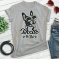 thumbnail image 2 of Bostie Mom T-shirt, Unisex Women's Shirt, Boston Terrier Owner, Best Dog Mom Gift, Heather Gray, 3X-Large, 2 of 6