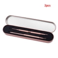 thumbnail image 1 of pitrice 2 Pcs Raclette à Ongles en Acier Inoxydable pour Manucure, Or Rose, 1 of 7