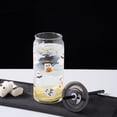 thumbnail image 3 of Way to Celebrate Halloween Mixed Ghost Glass Can Sipper Tumbler, 20 oz, 3 of 6