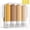 Apricot, variant on Travel Bottles for Toiletries, TSA Approved 3oz Silicone Journey Size Containers, Portable Split Bottle for Conditioner, Shampoo, Lotion- 4 Pack Desert Sage