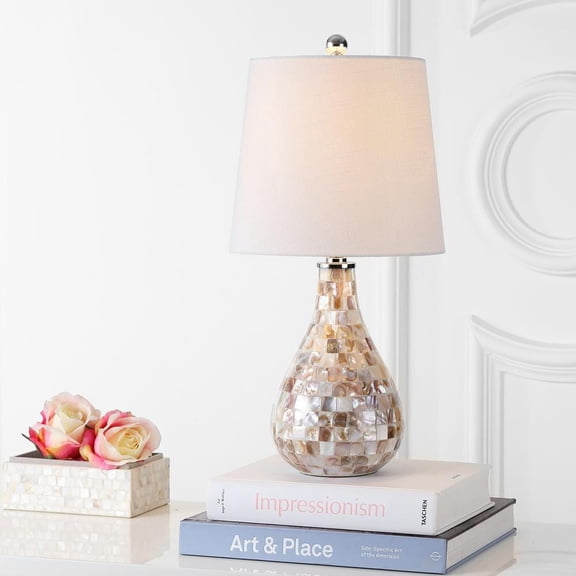 Mona 20.5 in. Seashell Mini Table Lamp
