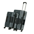 thumbnail image 1 of TACH V3 Connectable 2 Piece Hard Shell Spinner Suitcase Luggage Set, Grey, 1 of 12