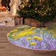 thumbnail image 5 of Rateoe Flowers And Butterflies Pattern Christmas Tree Skirt with Ties , Christmas Tree Decorations, Farmhouse Christmas Decor Xmas Holiday Decorations-48", 5 of 6