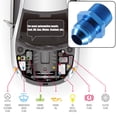 thumbnail image 3 of Unique Bargains Car Blue 8AN Male to M20x1.5mm Male Fitting Adapter Flare Union Coupler Fuel Oil Line Hose End, 3 of 7