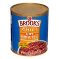Brooks Chili Beans, Hot, 111 oz