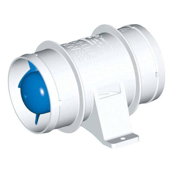 In Line Marine Bilge Blower, Slip On Connections, Efficient and Quiet High Volume Air Flow