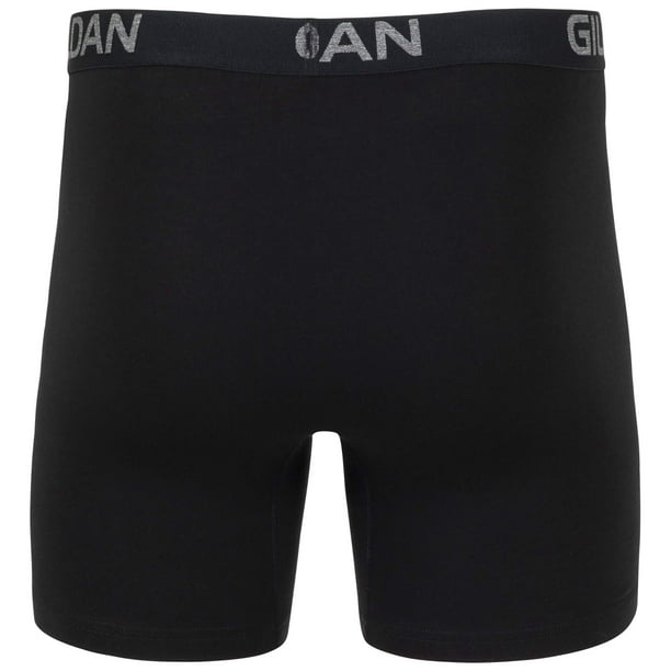 Gildan Men's 3 Pack Stretch Cotton Regular Leg Boxer Briefs Sizes Small, XL  NEW