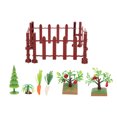 thumbnail image 3 of 1 Set Simulation Fence Tree Model Decor Simulated Fence Micro Landscaping Fence Decor, 3 of 8