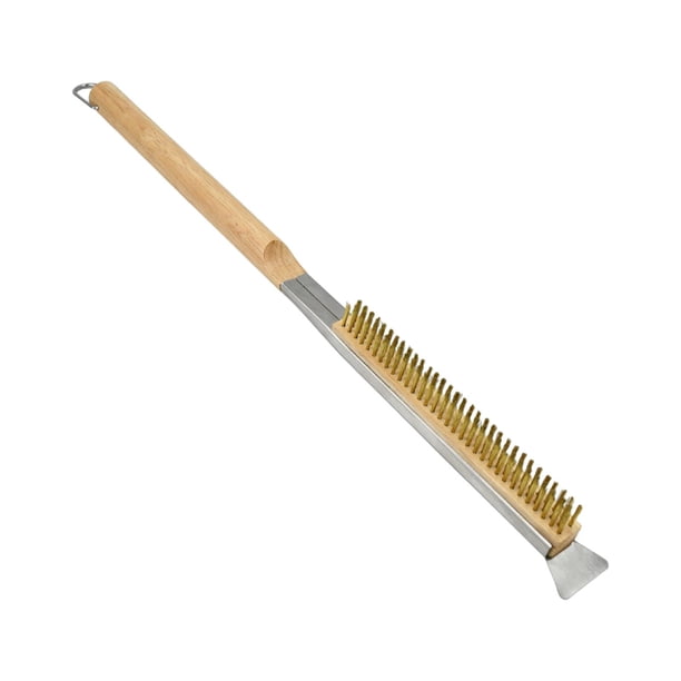 Cepillo para horno de pizza, cepillo para piedra de pizza, desmontable, cepillo para fregar barbacoa, cepillo de limpieza para pizzería, cocina, uso C