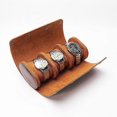 thumbnail image 2 of 1 pc 3-Compartment Watch Storage Box Chic Portable Vintage Watch Box Watch Case Watch Holder for Gift, 2 of 5
