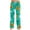 Turquoise-A#250816JJ, variant on Hearthz Funny Pumpkin Womens Pajama Pants Elastic Drawstring Wide Leg Comfy Lounge Pants Women Casual Soft Halloween Sleep Pants for Women