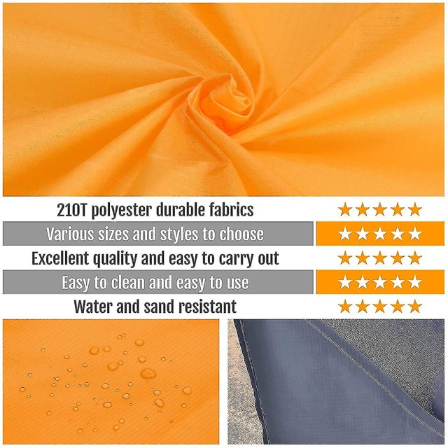 Alfombrilla de césped para picnic al aire libre impermeable conveniente plegable LingWen 8390612163975