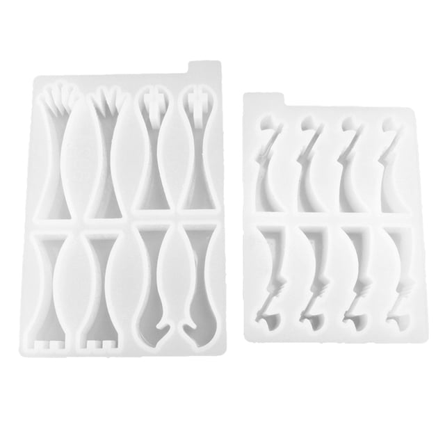 MasteelfCA 2 Pcs Moules à Échecs Moules en Silicone Résine Époxy Pièces de Moule