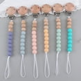 thumbnail image 3 of Dengjunhu Pacifier Clips for Baby Boys Girls Teething Beads Clips Teether Toys Best Gift Idea for Toddlers, 3 of 7