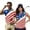 Patriotic Star, variant on Aplkyhs Matching Golf Shirts for Couple American Flag Dog Quarter Zip His and Hers Golf Shirts Matching Moisture Wicking Mens Hawaiian Shirt Lapel Design Golf Accessories