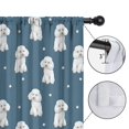 thumbnail image 4 of Blackout Kids Curtains,Poodle Dog and Footprint Childrens Insulated Curtains Set Of 2,Bedroom Essentials,Toddler Room Decor 52x63in(132x160cm), 4 of 4