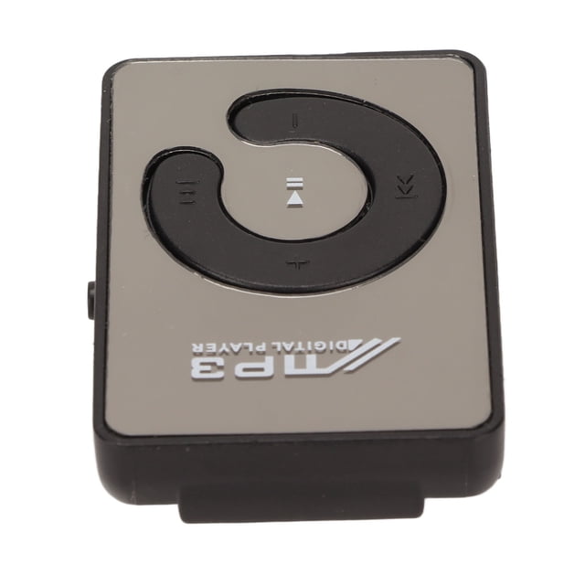 Reproductor MP3 Con Clip Trasero, Reproductor De Música Portátil Con Tarjeta De Memoria Ampliable De 8 GB, Material ABS Ligero, Batería De Larga Duración, Con Radio FM, Para