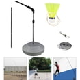 thumbnail image 4 of Dispositivo de entrenamiento de bádminton, accesorios elásticos, herramienta de autoaprendizaje portátil para ejercicio, simulador ajustable elástico - grande A 1 base grande A, 4 of 8