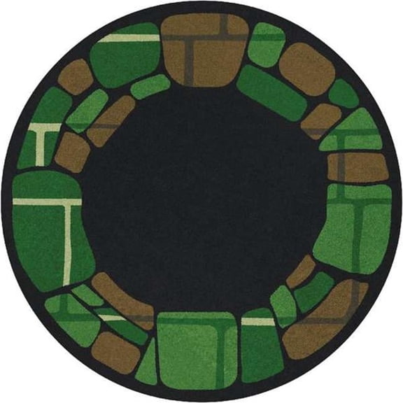 5 ft. 4 in. Meadow Round Biostones Rug