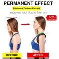 thumbnail image 3 of Ltrototea Back Brace Posture Corrector for Women Men - Corrects Slouching, Hunching and Bad Posture Lower Upper Shoulder Neck Pain Clavicle Support Brace with shoulder pads, 3 of 7