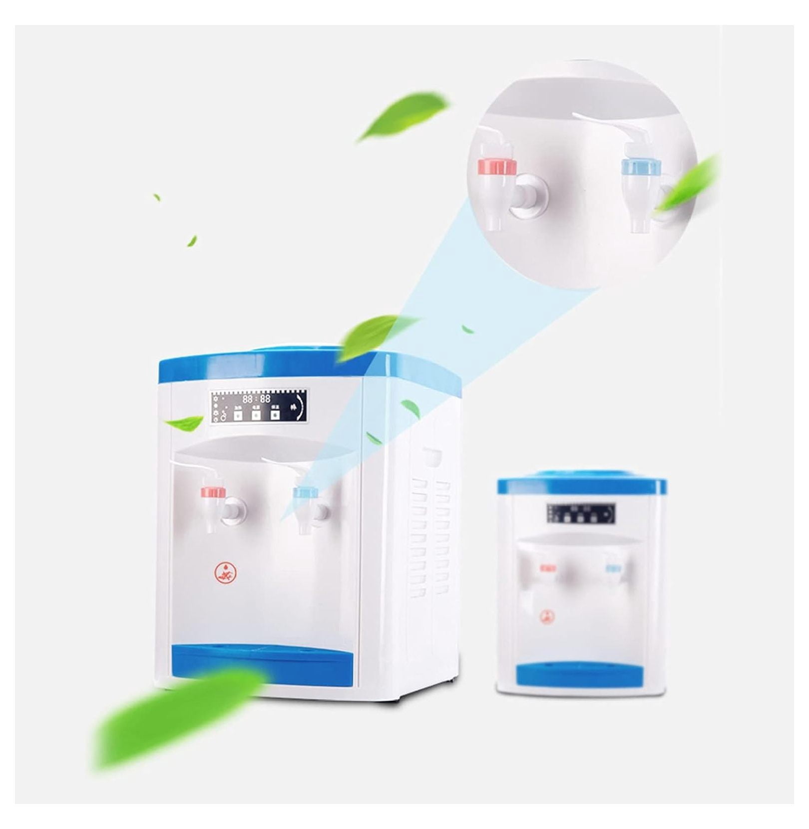 5 Gallon Top Loading Water Cooler Dispenser Cold/Hot Water Dispenser Home Office Drinking Machine 110V (White)