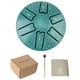 thumbnail image 3 of Tambor Lluvia 3 Pulgadas Y 6 Notas para Exterior Lengua Acero Yoga () Verde, 3 of 4