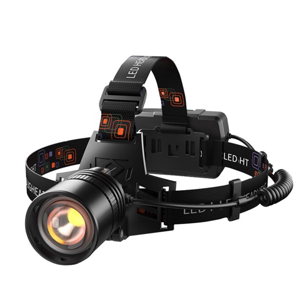 Pantalla de potencia de zoom recargable de linterna de ciclismo USB para acampar de montañismo Hugtrwg Para estrenar
