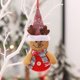thumbnail image 4 of 2023 Decoración navideña Muñecas Muñeco de nieve-Papá Noel Adorno de mesa colgante de Navidad Nuevo.(3 piezas), 4 of 4