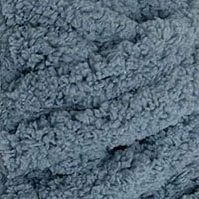 Mainstays Chunky Chenille Yarn, 31.7 yd, Light Blue, 100% Polyester, Super Bulky
