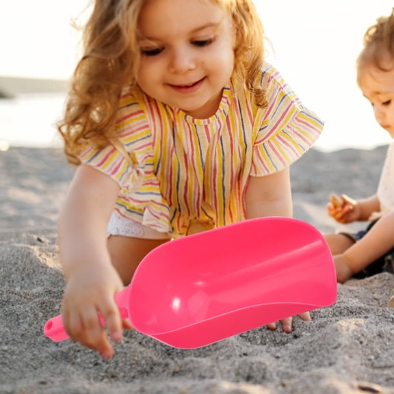 Plastic Hand Scoop 3 Pcs Mini Sand Shovels for Gardening, Beach, Snow, Planting, and Beach Toys - Random Colors
