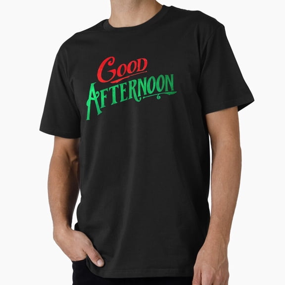 Good Afternoon Spirited Red Green Festive Holiday Graphic Tee Shirt,for men & women up to 5XL