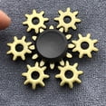 thumbnail image 1 of Xu Jutao's bronze alloy fidget spinner, decompression spinner, finger spinner, street vendor/night market GT-07 - bronze - linked gear model, 1 of 5