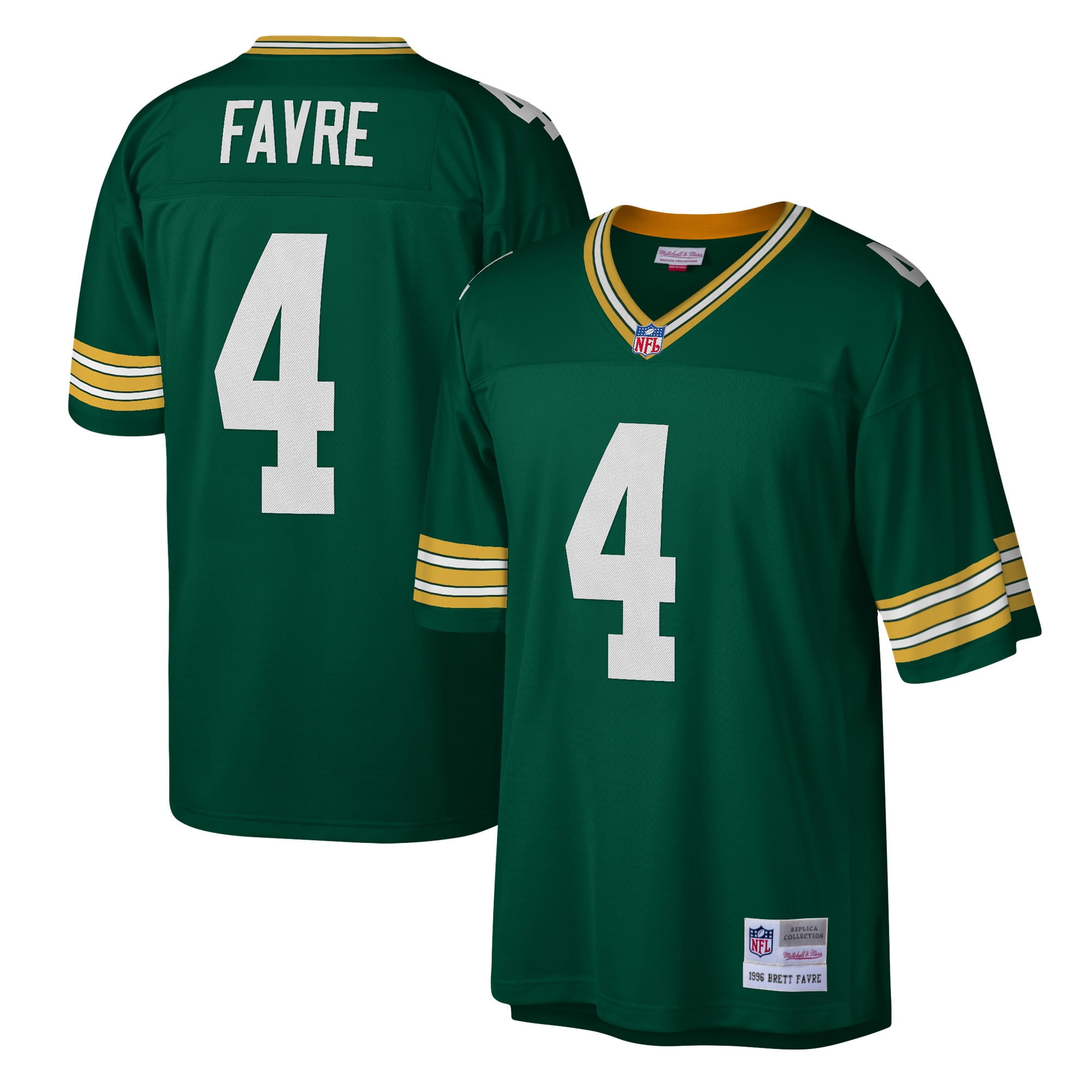 mitchell and ness brett favre jersey