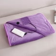 thumbnail image 2 of Bamboohart Heated  Battery Operated  Portable USB Electric Throw  Soft Flannel Electric   Machine Washable Cozy Heated Throw for Home Travel Office and Car 29.5x47.2inch, 2 of 7